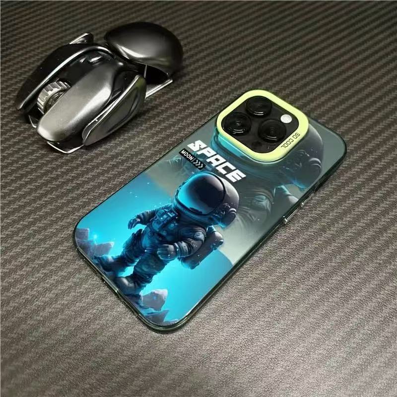 New Space Astronaut-Style Apple Phone Case for iPhone 17, 16 Pro, and 14 - Premium Design, 15 Creative Features
