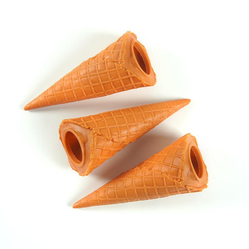 DIY Ultra-Light Clay Ice Cream Cone Kit for Handmade Play Food