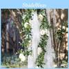 Flower Vines Artificial Wedding Table Decor With Plastic Roses For Garden Scenes