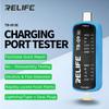 RELIFE TB-09 SE Charging Port Tester with Dual Plug for IP Android Lightning Type C Fast Tail Insertion Fault Detection Tool