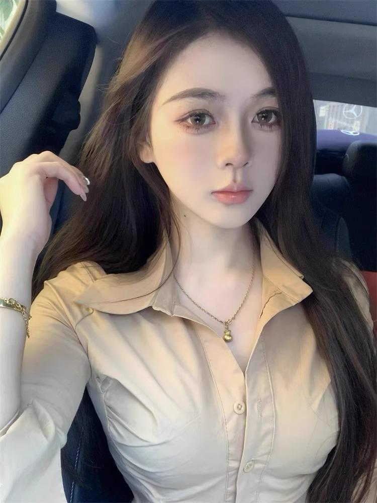 Womens Slim-Fit Waist-Cinching Pleated Cardigan - New Spring/Autumn Style S хаки
