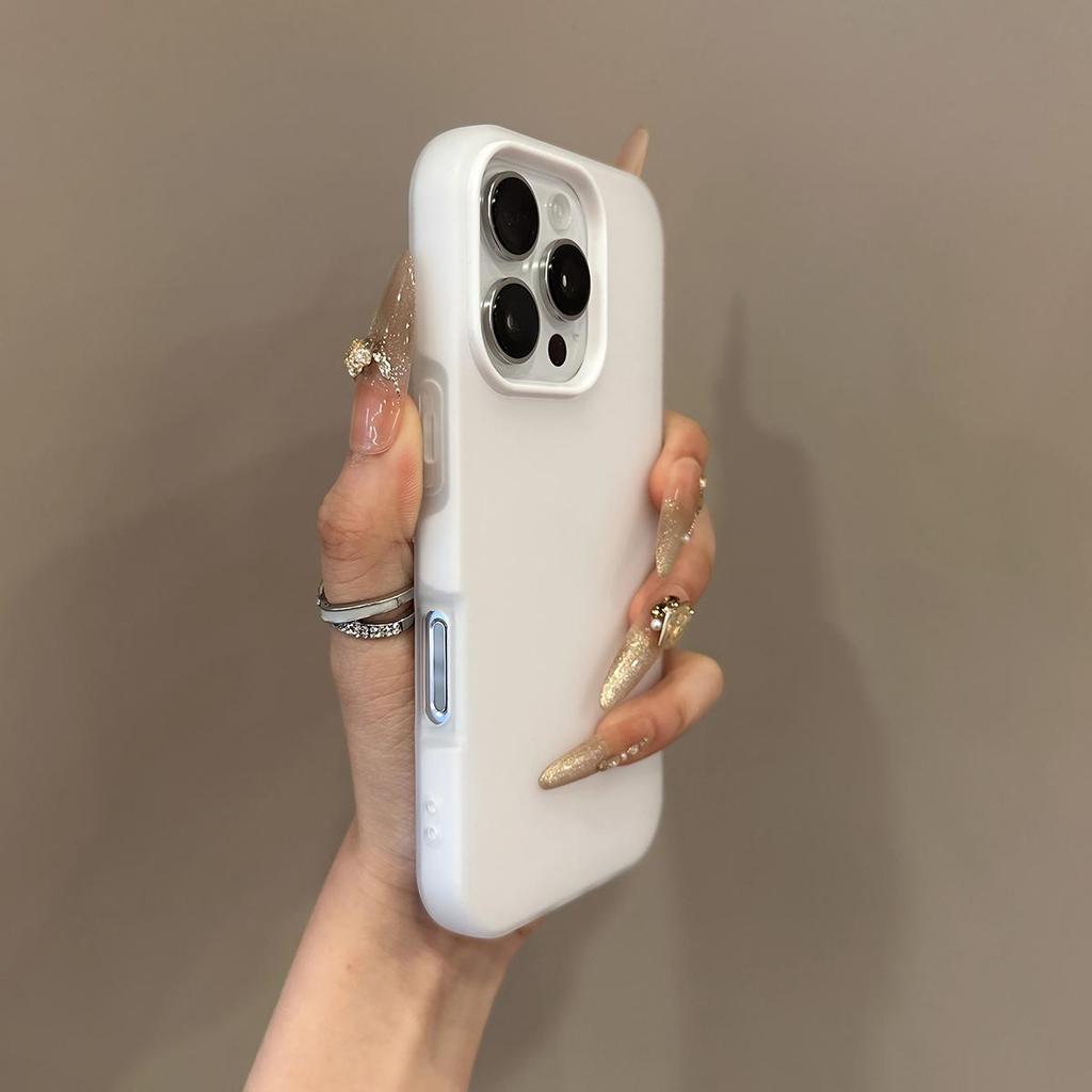 Luxury 2IN1 Candy Color Clear Matte Phone Case for 17 Air16 15 14 Plus 13 12 Pro Max 11 Shockproof Bumper Soft Skin Cover
