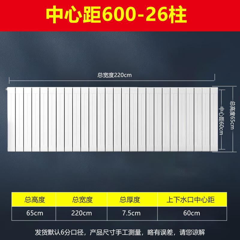 TongShengDa TS8050-60 Steel Wall-Mounted Central Heating Radiator