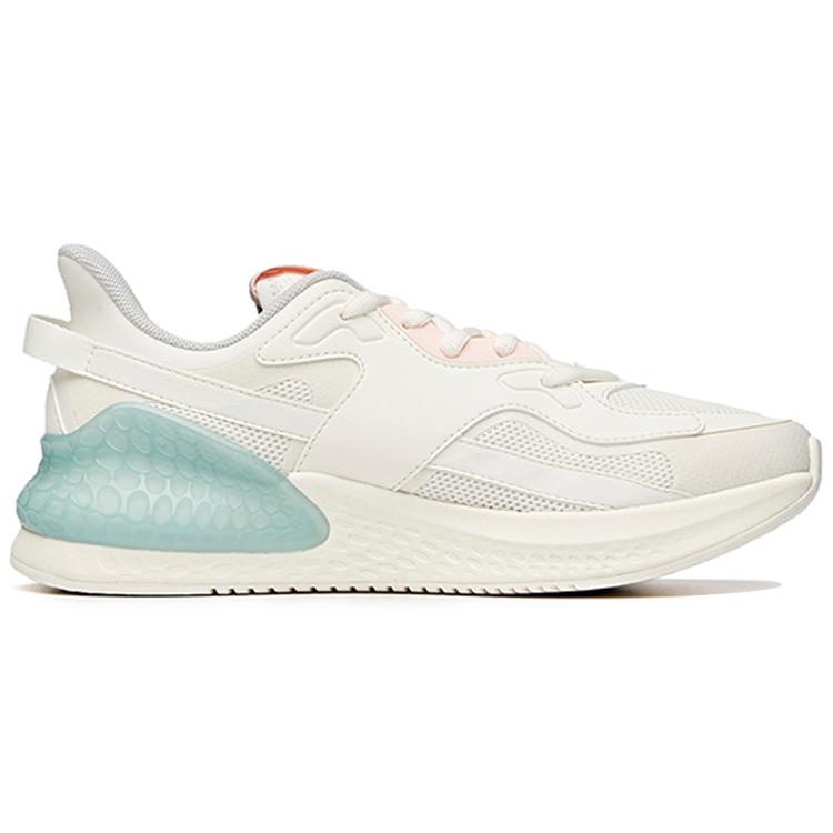 New Anta C37 Series Low Top Running Shoes Women's White Pink Cyan 922035533-6