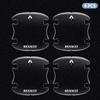 Car Door Bowl Anti-scratch Sticker Decals Auto Accessories For Renault Fluence 3 Laguna Scenic Latitude Talisman Kadjar Captur r888