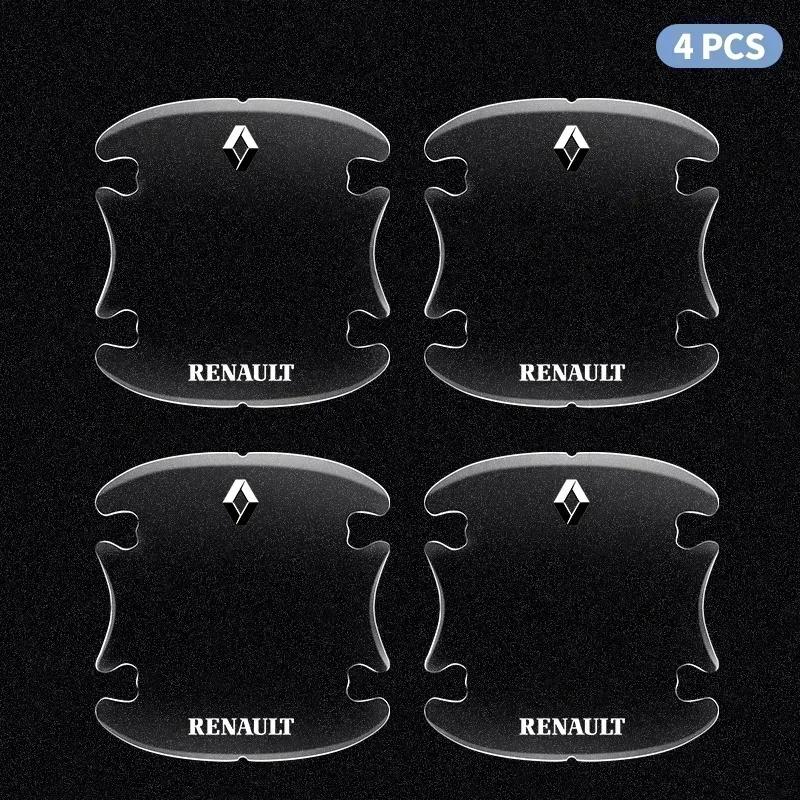 Car Door Bowl Anti-scratch Sticker Decals Auto Accessories For Renault Fluence 3 Laguna Scenic Latitude Talisman Kadjar Captur r888