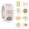 Round Handmade Lables Sticker Self-adhesive Sealing Sticker Baking Decorative Stickers for Gift Wrap Tag Small Business