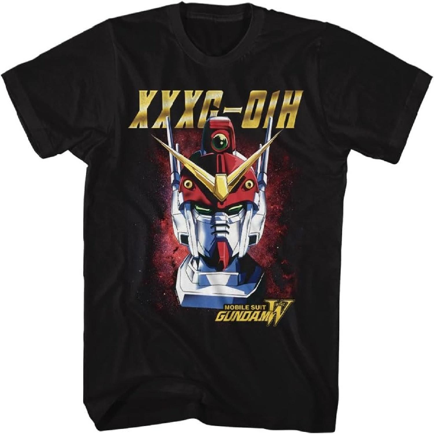 

Gundam Galaxy XXXG-01H Heavyarms Front & Back Print Adult Short Sleeve T Shirt Video Gaming Graphic Tees XXXXXL різнокольоровий
