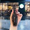 Innenraumleisten Schlüsseletui Abdeckung für BYD Song Plus Atto 3 Han EV Tang DM Qin Seal Dolphin Leder Metall Fernbedienung Halter Schlüsselanhänger