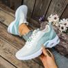 Breathable Mesh Sneakers, Lightweight Soft-soled Mesh Shoes, Women's Woven Lace-up Shoes, Suitable for Daily Outings, Running, Fitness