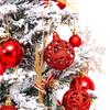 100Pcs Christmas Ball Ornaments Tree Decorative Shatterproof Decorations Hanging Xmas for Anniversary Wedding Party Holiday