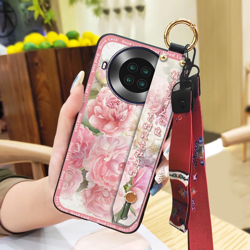 Für Mama Handschlaufe Handyhülle Für Cubot Note20 Schutz Staubdicht Rückseite Abdeckung Ring Ältere Dame Ständer Stoßfest