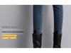 High-Waisted Skinny Jeans with Plus Velvet for Women - Slimming Elastic Push-up Butt Lifting Pencil Pants for Autumn/Winter
