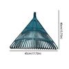 High Hardness Grass Rake Plastic Garden Rake Compost Mixing Leaf Rake  Lawn Cleaning