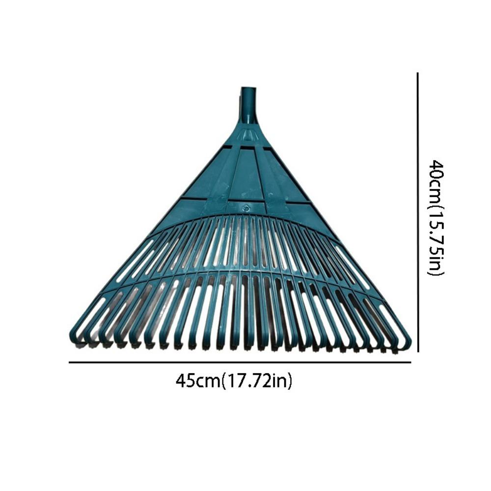 High Hardness Grass Rake Plastic Garden Rake Compost Mixing Leaf Rake Lawn Cleaning