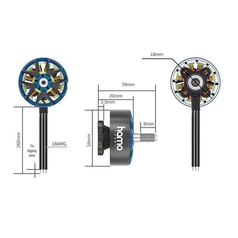 HAMO HOBBY 2807 FPV Drone Motor