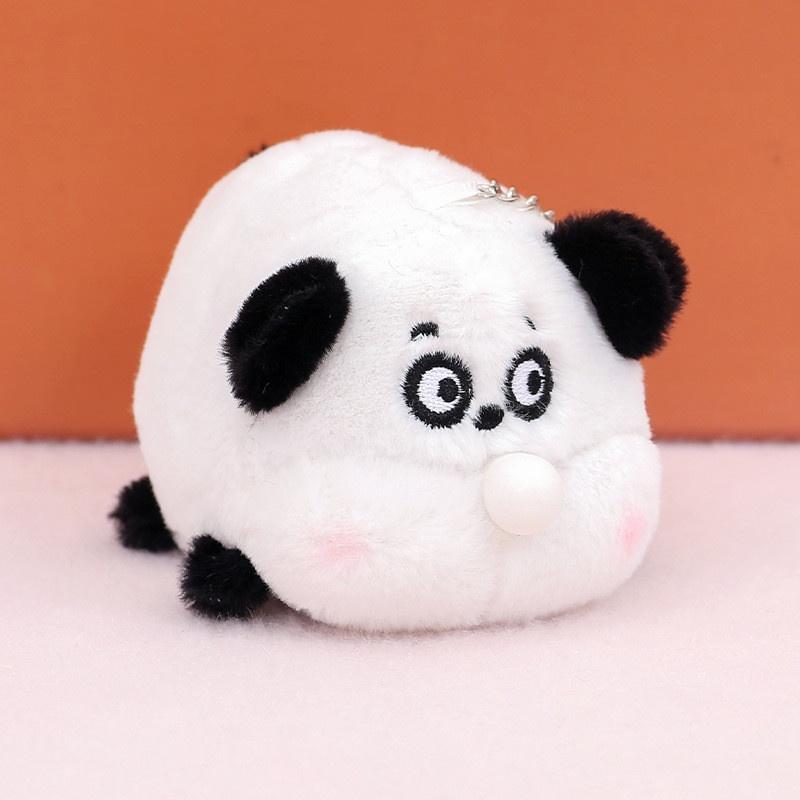 

10 см 1 шт. милый кулон в виде пузыря, пузырчатая игрушка, милый щенок, голова панды, кукла, брелок, сумка, плюшевая игрушка
