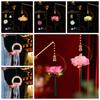 Cartoon Rabbit Chinese Traditional Lantern Flower Blossom Lotus Flower Light Lamp  Party