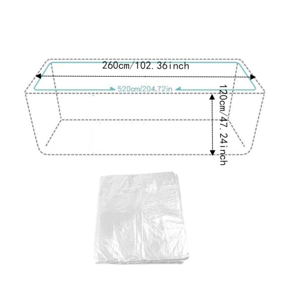 10PCS Individually Bathtub Soaking Bags Waterproof Hotels Bathtub Liner for Home