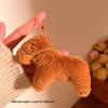 Year of the Horse Plush Keychain: Small Pendant Gift Accessory