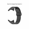Silicone Material Watch Bands Alloy Construction Magnetic Clasp Sport Strap Watchband Bracelet for For Google Pixel Watch 2