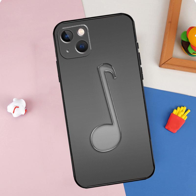 Treble Clef Music Note Phone Case For iPhone 15 Pro Max 11 12 13 14 16 Pro Max Mini XR 16e 15 16 Plus Cover Shell