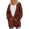 Women S Long Knit Cardigan V Neck Loose Fit Sweater Coat