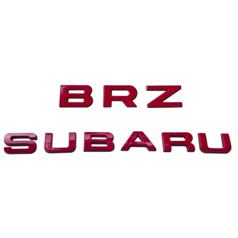 For Subaru BRZ SYMMETRICAL AWD Logo WRX Forester XV Outback Impreza Car Badge Letter Sticker Trunk Emblem WW222
