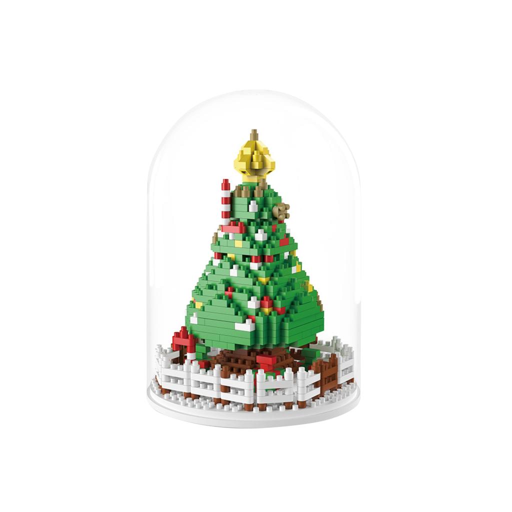 Christmas Tree Series Small ParticleChildren'S Educational BuildingBlocks, Princess And Girl Gifts, Creative Decorative Toys
