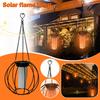 Solar Tennis Light Iron LED Hanging Solar Light Garden Courtyard Villa Garden Light