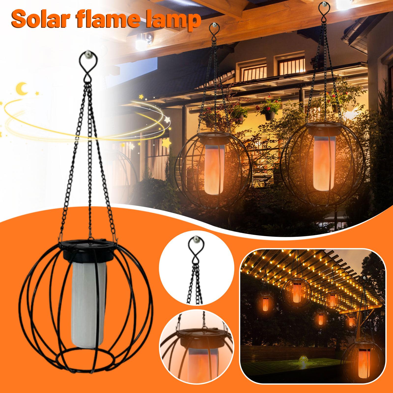 

Solar Tennis Light Iron LED Hanging Solar Light Garden Courtyard Villa Style Garden Light One Size