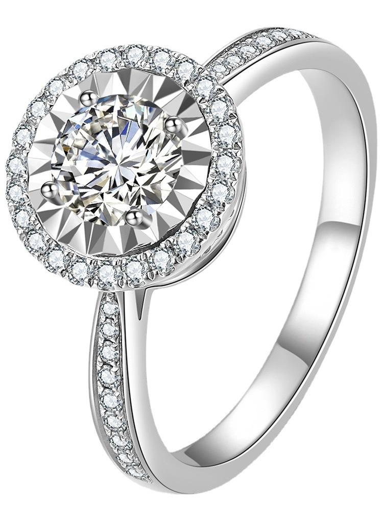 New 925 Silver Ring AAA Zircon High Quality For Women Rings Wedding Fine Jewelry Accessories Party Gift