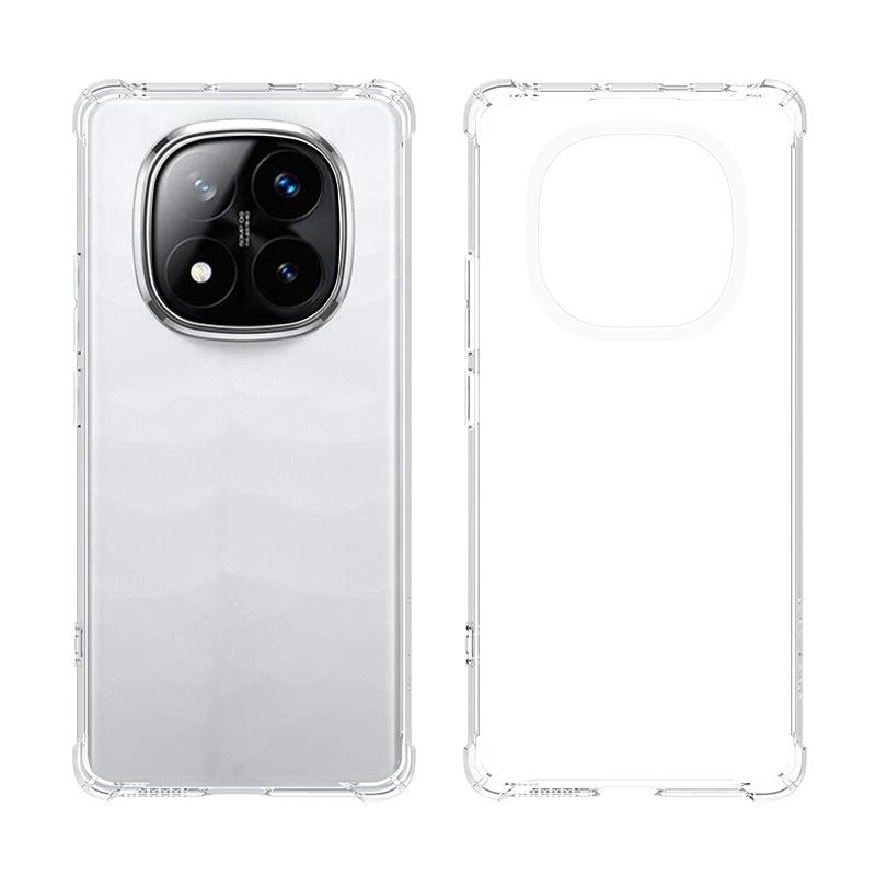 Applicable to Redmi K90 Max mobile phone case high definition transparent all-inclusive anti-drop Redmi 15A 5G silicone TPU soft case