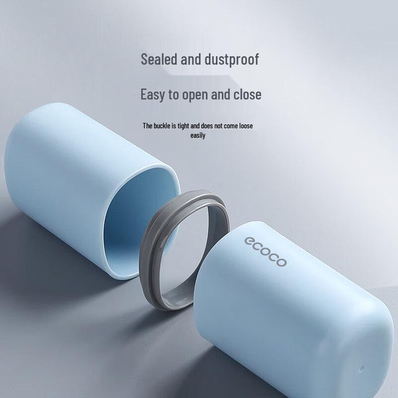 ecoco Portable Toothbrush Holder & Rinse Cup Set