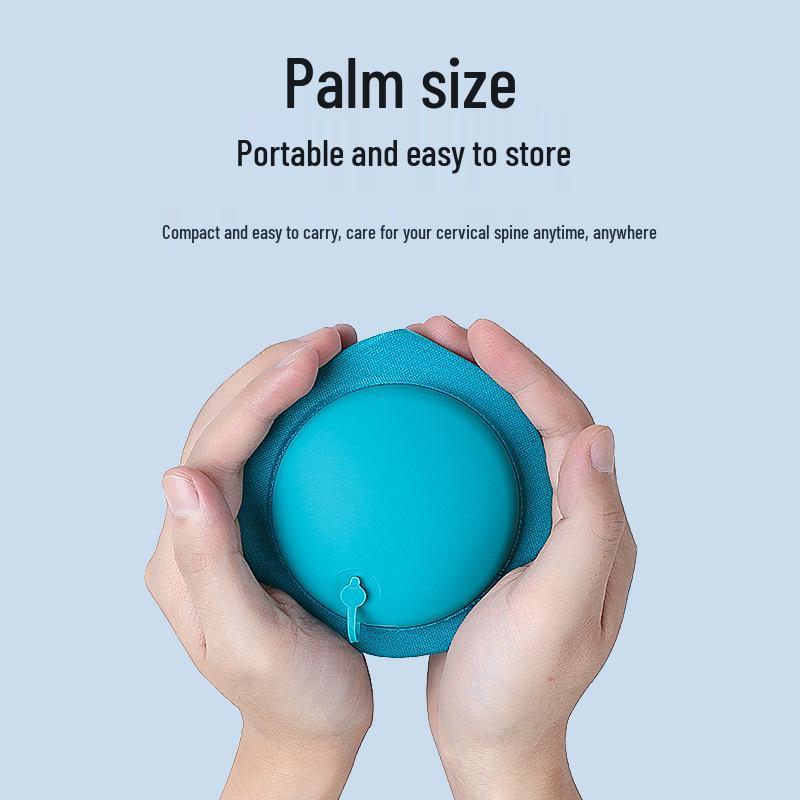 Pressing Inflatable U-Shaped Travel Pillow: Portable Airplane Headrest & Nap Neck Support