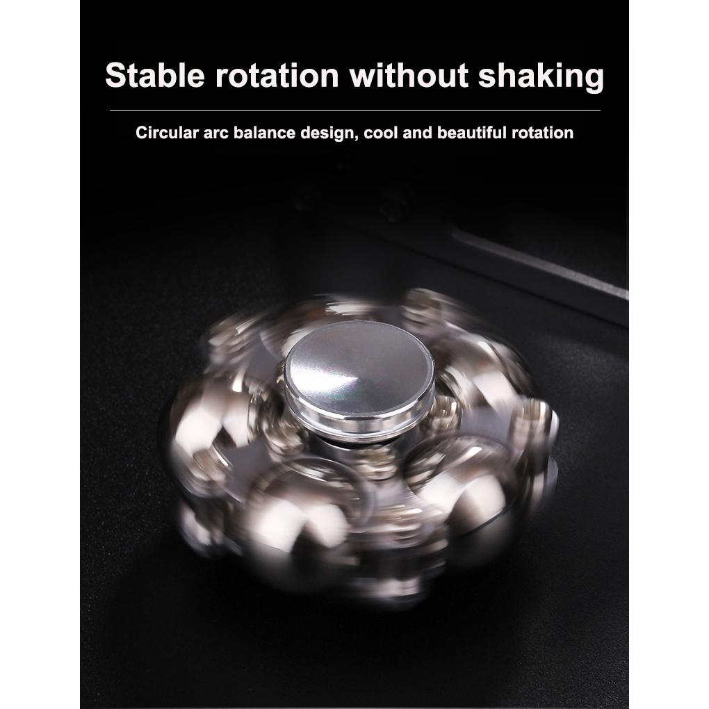 Jucărie din metal Fidget Spinners Tangle pentru adulți, ameliorarea anxietății ADHD Autism Copii Băieți Cadou Flying Cool Mini Rulmenți Din oțel inoxidabil Roller Gear Spin