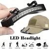 Portable 11-LED Clip-on Cap Lamp Outdoor Ultra-bright Walking Lamp Baseball Cap Lamp Cycling Lamp Flashlight Fishing Head Lamp