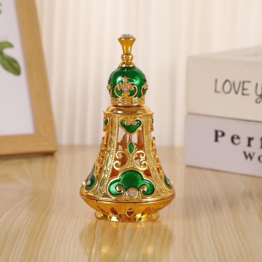 Exquisite Middle East Dubai Glass Perfume & Essential Oil Bottle Ornament