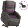 VidaXL Electric Massage Recliner, Relaxation Chair with Adjustable Backrest and Footrest, Salon Seat 3204277