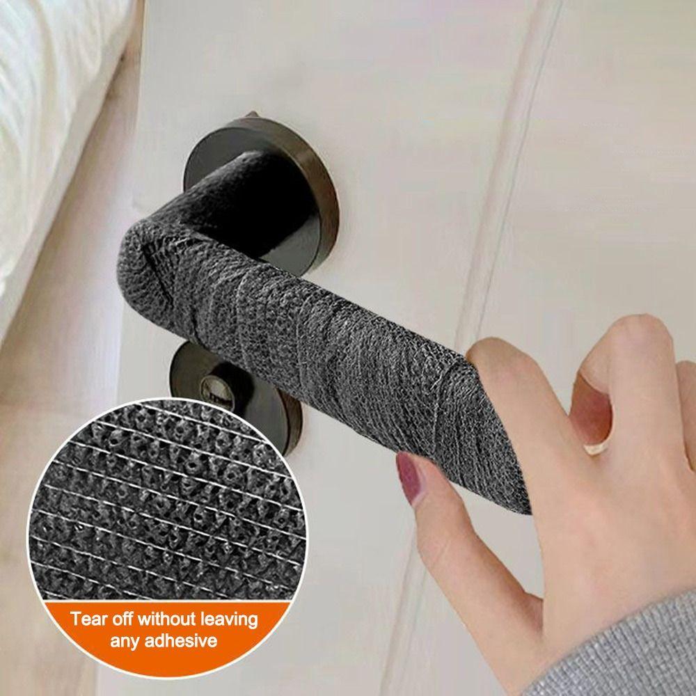 Anti-Slip Door Handle Tape Anti Collision Door Handle Cover Portable Doorknob Protector  Home