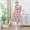 2025 Summer Women's Coral Fleece Yukata Bathrobe - Absorbent Sling Design