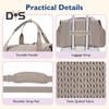 Mother Bag with Dual Handle Strap Large Capacity Multi Compartments Diaper Bag with Changing Pad Waterproof Organized Storage Bag for Baby Essentials