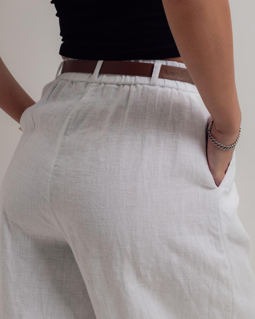 Брюки женские JIMPANY 2609 42 белые льон