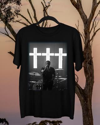 Rare Collection Crosses Band Cotton Black All Size Men T-Shirt Unisex T-Shirt