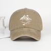 Mountain Landscape Washed Baseball Cap Adjustable Unisex Camping Travel Nature Lover Hat