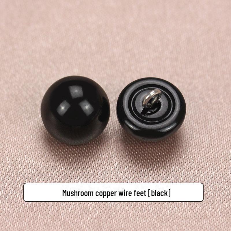 Perle Runder Knopf: Damenpullover, Chiffonblusen, Dekorative Accessoires, Kinderkleidung, Pilzdesign