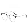 Retro Square Eyeglass Frame For Women With Blue Light Blocking Resin Material Stylish Design For Office Use