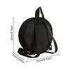 Fußball-Print Damen Runde Crossbody-Tasche Vintage Kreis Umhängetasche Verstellbarer Riemen Reise Umhängetasche Geschenk