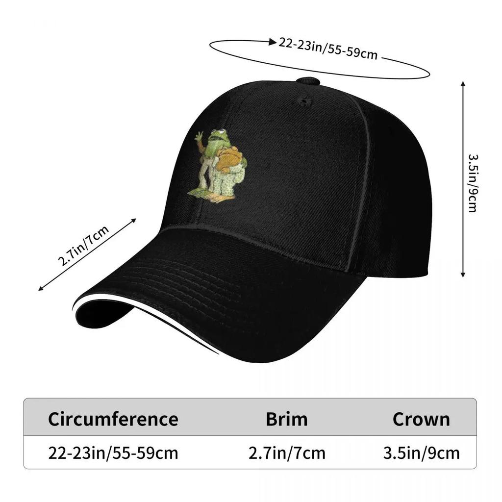 Frog and Toad Baseball Cap Military Cap Man Trucker Hat Golf Hat Women's 2025 Men's