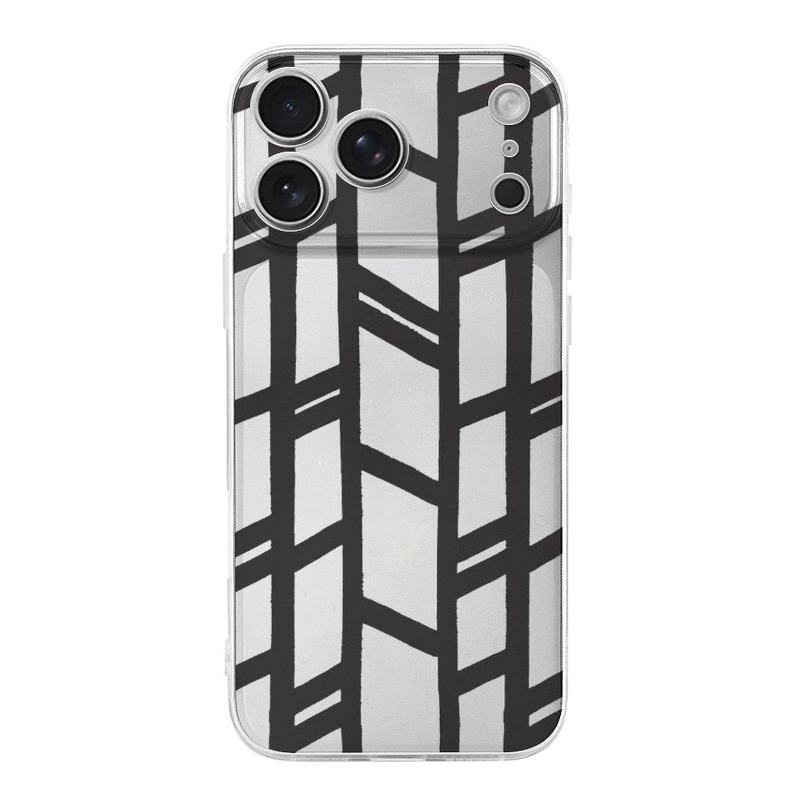 

1 Pack For iPhone 17 Series TPU Phone Case Slim Anti-Slip Clear Design, Daily Protection IPHONE-17ProMax белый